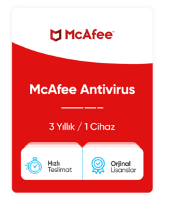 McAfee LiveSafe Antivirüs – 2 Yıllık